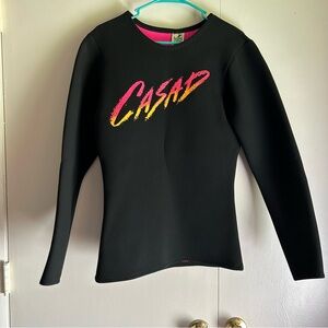 Retro Casad Made in the USA Wetsuit Top Longsleeve Size XL